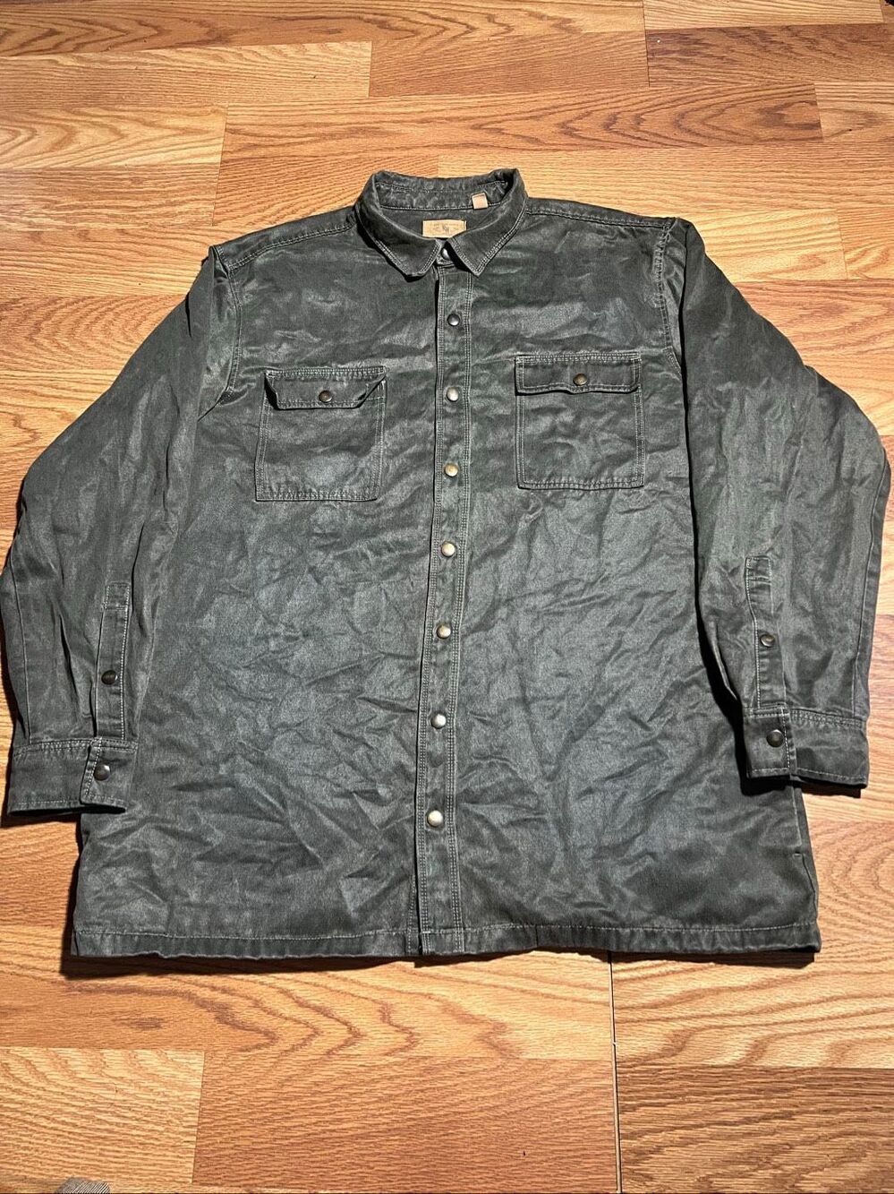Red Head Ranch Men’s Suede Waxed Willowbrook Shirt Jacket 2XLT
